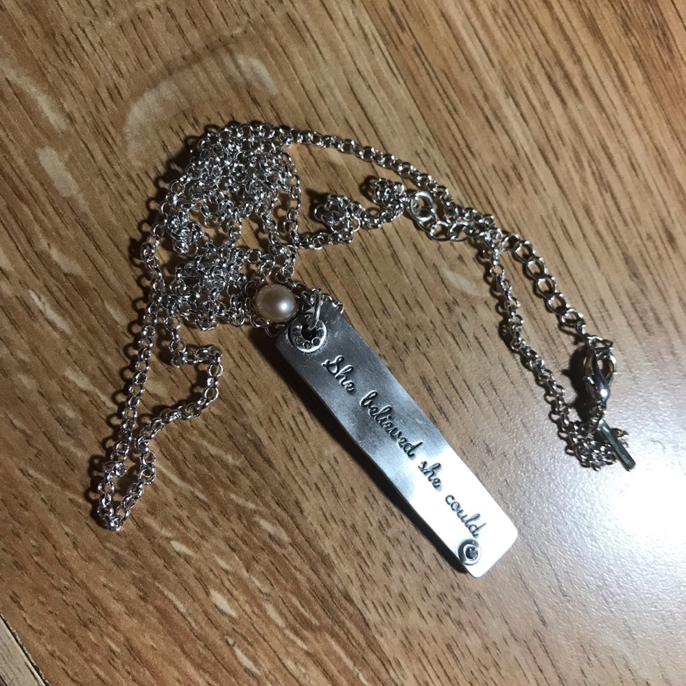 Pendant Necklace with Pearl